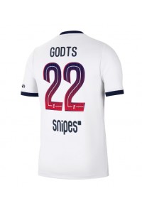 Paris Saint-Germain Mika Godts #22 Fotballdrakt Borte Klær 2026-27 Korte ermer
